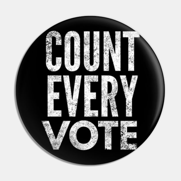 Count Every Vote Pin by Worldengine