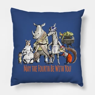 May the Fourth Be With You Pillow