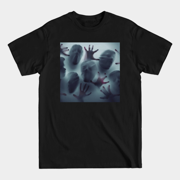 Discover Horror Ghost Faces In The Mist Halloween - Horror Halloween - T-Shirt