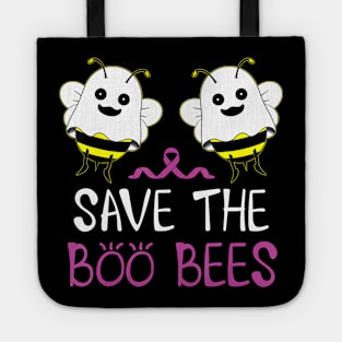 Save The Boo Bees Breast Cancer Awareness Halloween Tote