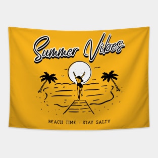 Beach time. Stay salty. An ocean breeze puts a mind at ease. Tapestry