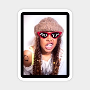 Erykah Badu f*ck Style Glasses Trand Magnet