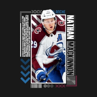 Nathan Mackinnon Paper Poster Version 10 T-Shirt