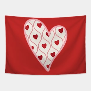 Hearts in hearts Tapestry