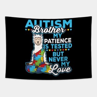 Autism Brother My Patience Is Tested But Never My Love Tapestry