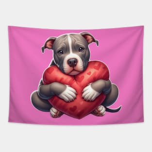 Pitbull Puppy Gifts Tapestry