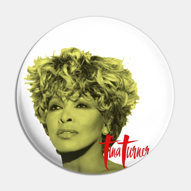 Tina Turner Retro Pin by Ringseek