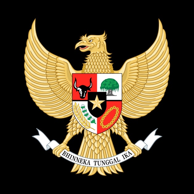 National emblem of Indonesia by Wickedcartoons