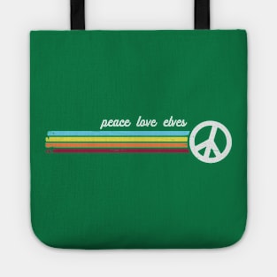 Peace Love Elves Tote