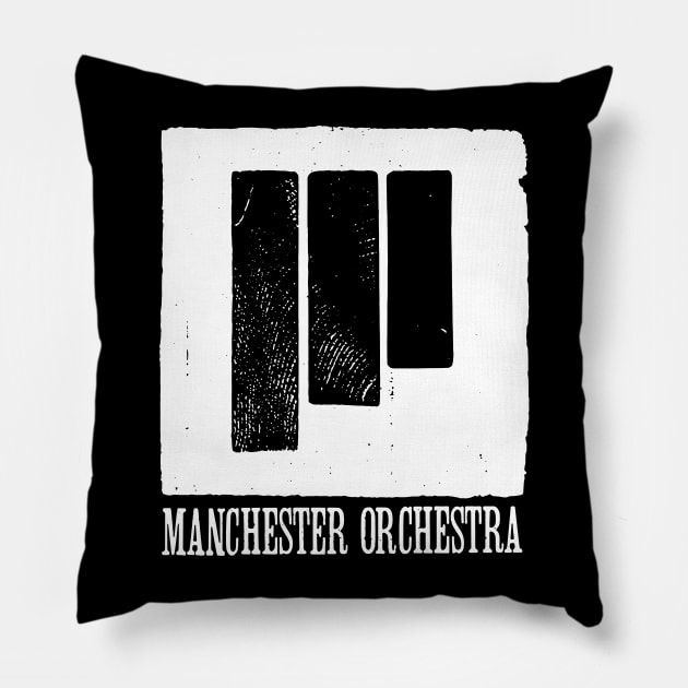 Manchester Orchestra Pillow by BrandyWelcher