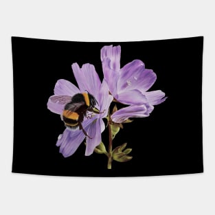 Watercolor Purple wild flower Tapestry