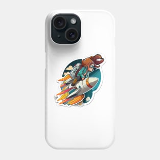 The rocket girl Phone Case