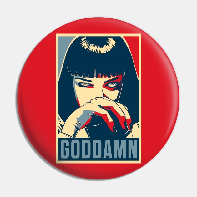 Goddamn Hope Pin by TEEVEETEES