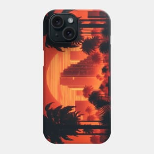 Retrowave Miami Phone Case