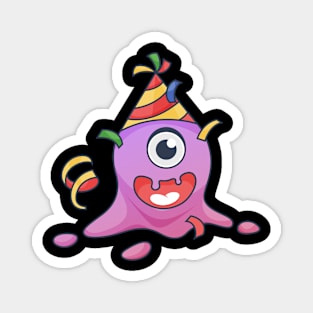 Slime Birthday Magnet