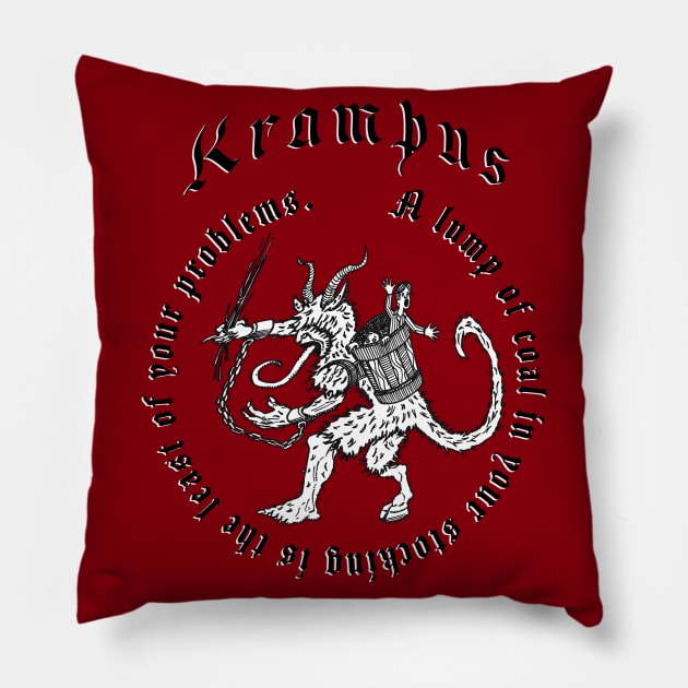 Krampus Pillow by bpmazany