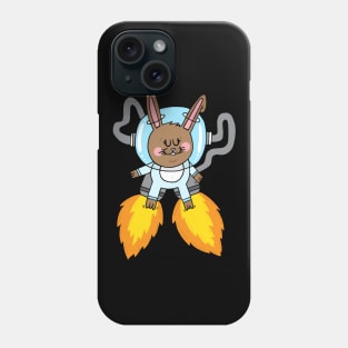 Space bunny Phone Case