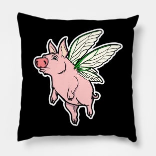 When Pigs Fly Pillow