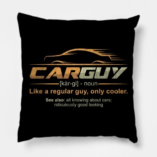 Car Guy Like A Regular Guy Only Cooler Funny Pillow