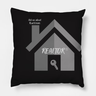 REALTOR, Ask me About Real Estate Pillow