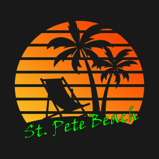 St. Pete Beach Retro Vintage Sunset T-Shirt