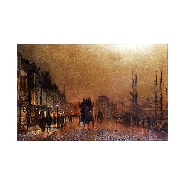 John Atkinson Grimshaw The Broomielaw, Glasgow by pdpress