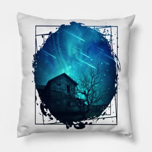 haunted house Pillow