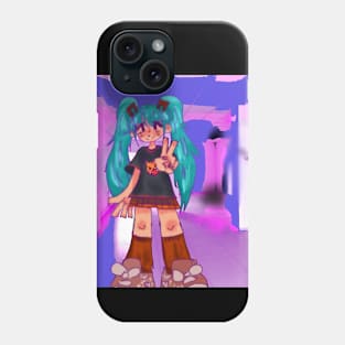 miku with a friend Phone Case