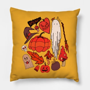 Halloween vibes 1 Pillow