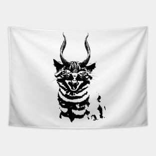 Demon cat Tapestry