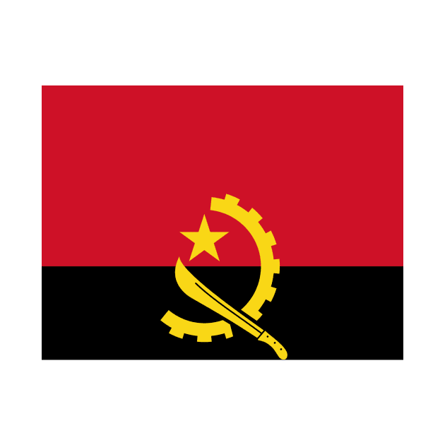 Angola Flag by flag for all