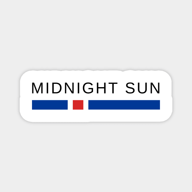 Midnight Sun Iceland Magnet by icelandtshirts