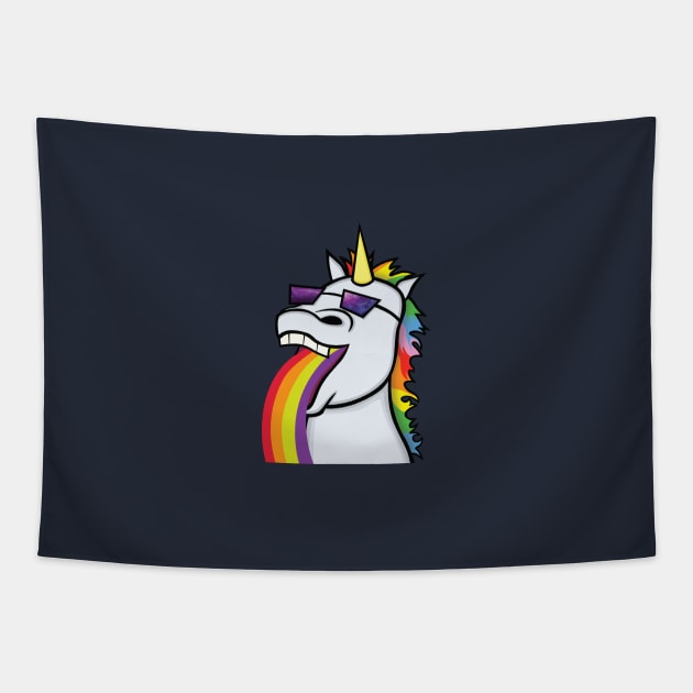 flippingunicorn Tapestry by flipflytumble