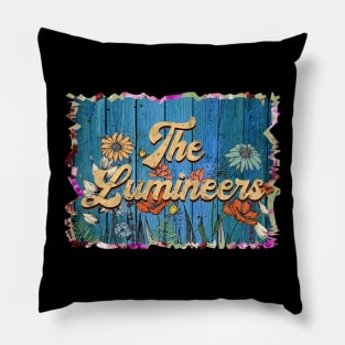 Vintage Lumineers Name Flowers Limited Edition Classic Styles Pillow