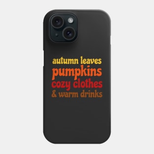 Fall Aesthetic Phone Case