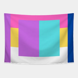 MInimal Color block Squares Tapestry