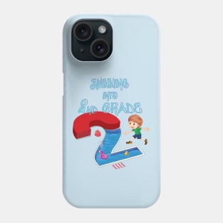 Swimming Into 2nd Grade Back To School Boy Phone Case