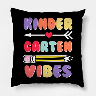 Kindergarten Vibes Back To School Pillow