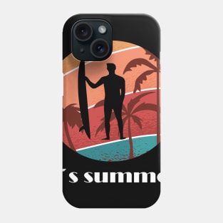 Surfing girl is the best windsurfing Phone Case