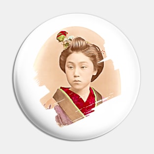 Japanese Girl - beautiful Maiko Pin