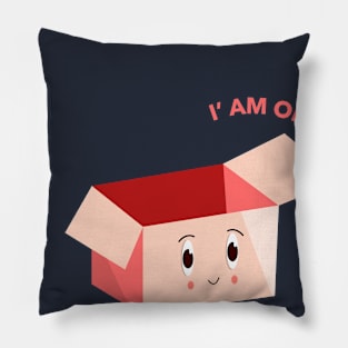 I' am open minded - funny Pillow