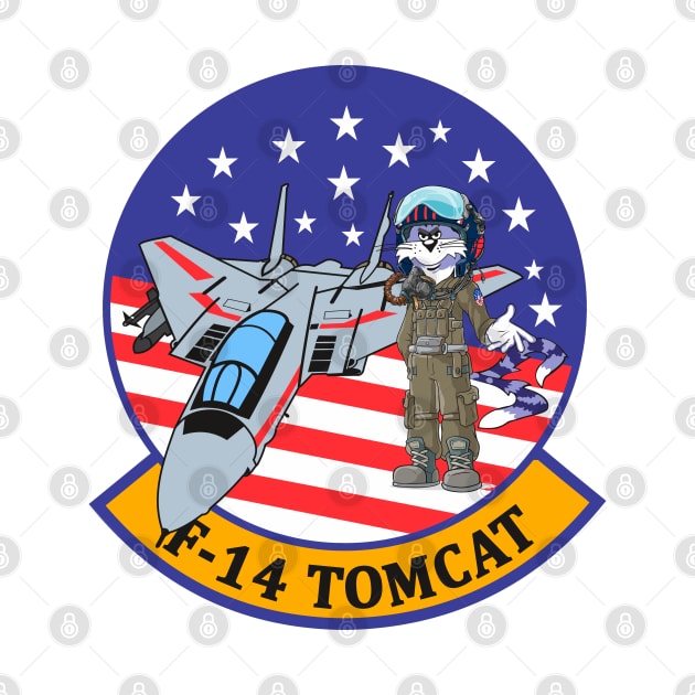 Grumman F-14 Tomcat - Aircraft Stars and Stripes by TomcatGypsy