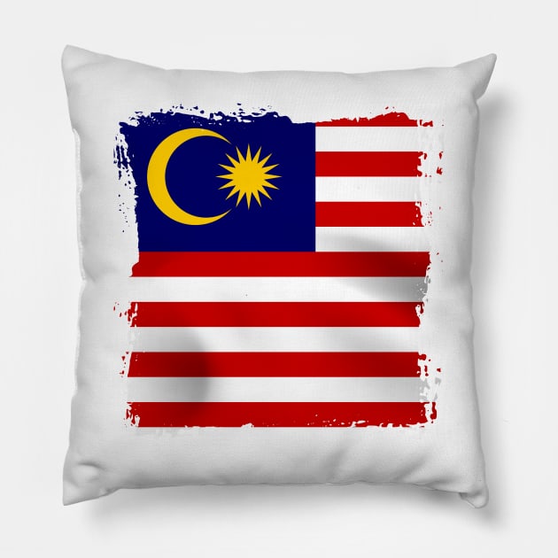 Malaysia Artwork Pillow by SASTRAVILA