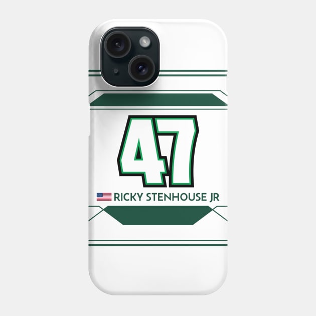 Ricky Stenhouse Jr #47 2023 NASCAR Design Phone Case by AR Designs 