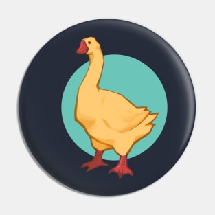 The yellow goose Pin