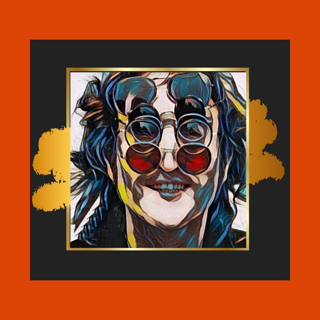 Lennon Shades Art Piece by PersianFMts