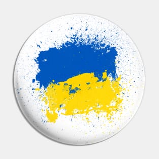 Ukraine paint Pin