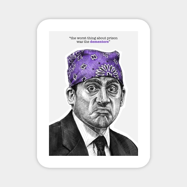 Prison Mike Magnet by BenJohnson