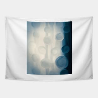 Moody Blue Dots, #mood, #painting Tapestry