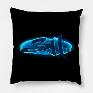 311 glow in the dark Pillow